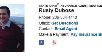 Rusty Dubose Premier Seattle State Farm Insurance